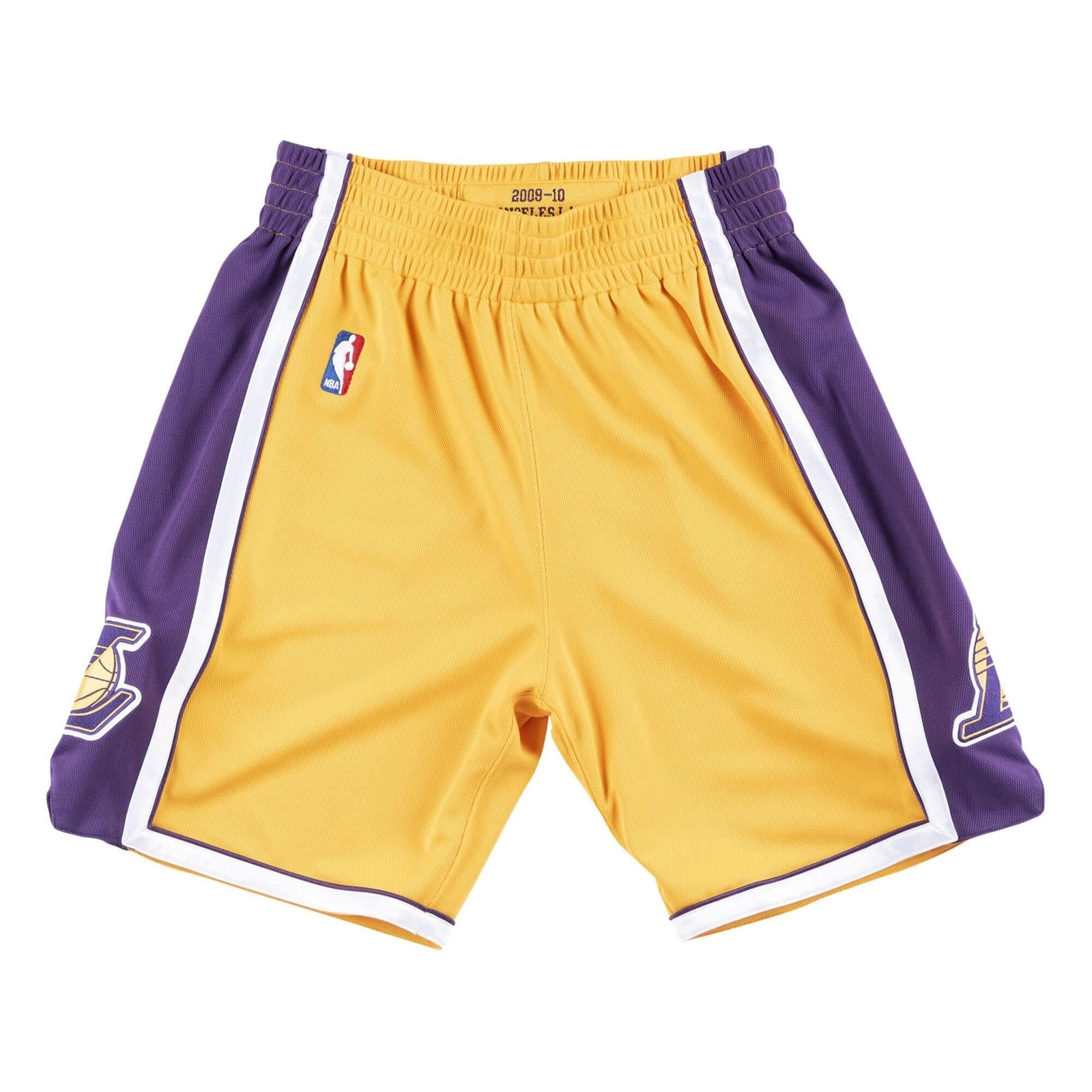 Mens Mitchell & Ness NBA Authentic Shorts Los Angeles Lakers Home 2009-10