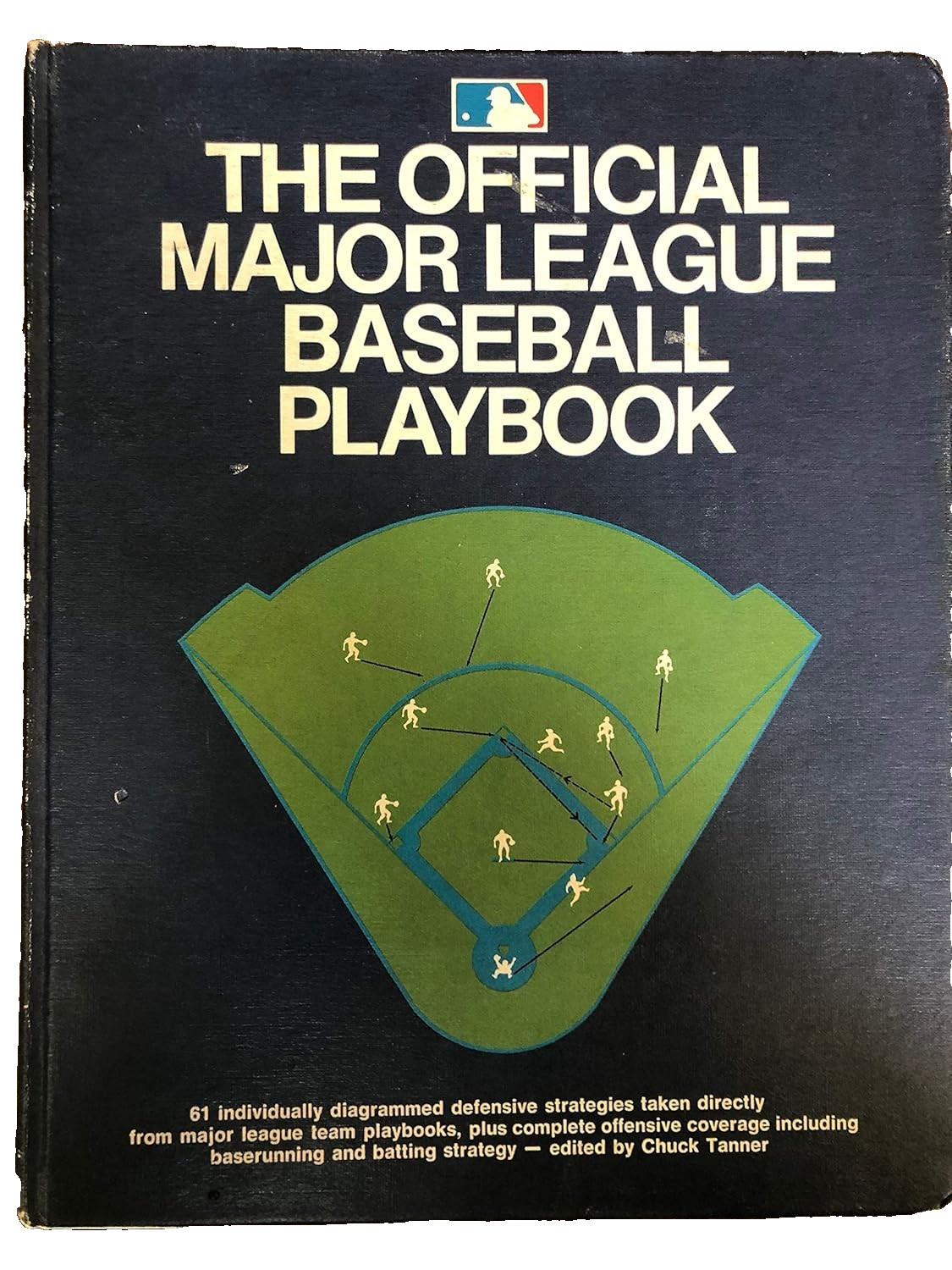 1974 Offical Major League Baseball Playbook 1st Edition Hardcover Book Vintage