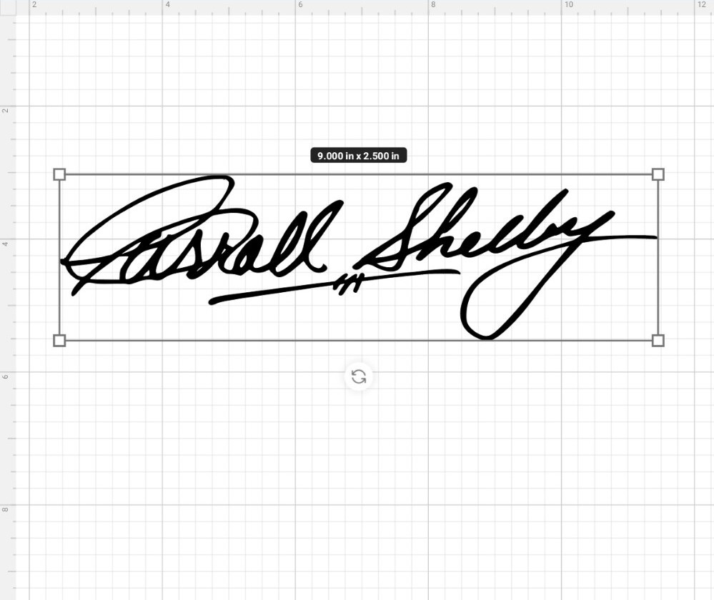 F.O.R.D! Carroll Shelby Glove-box Signature BLACK Vinyl GT350 GT500 Cobra