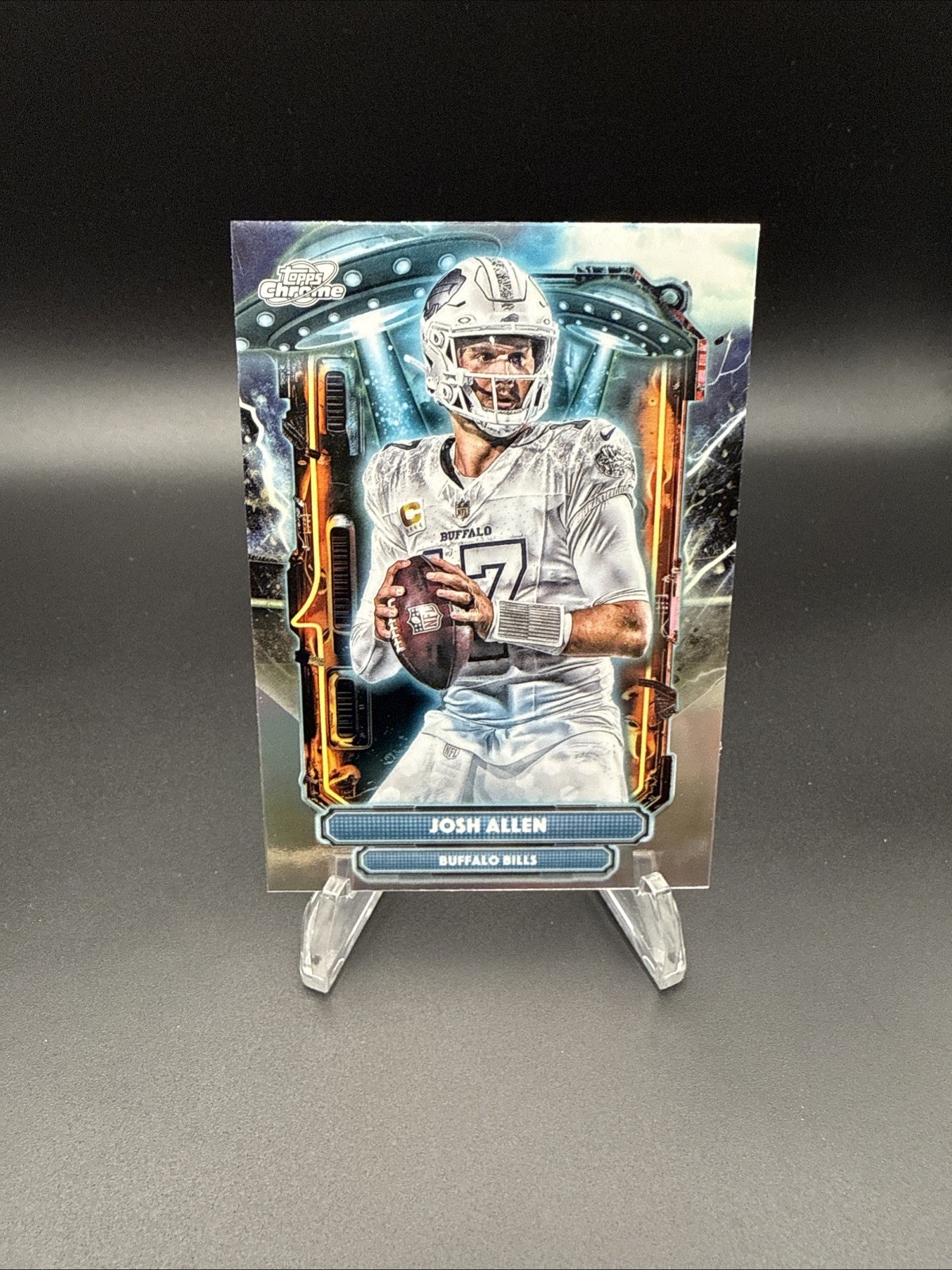 2025 Topps Chrome Cosmic Josh Allen Extraterrestrial Refractor 💥 Bills ET-7