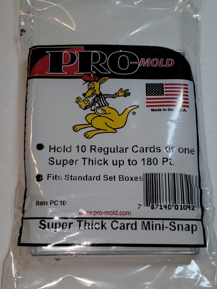 Snap Card Holders – Standard, Thicker, Super Thick, Pre-1957 – Trading Supplies