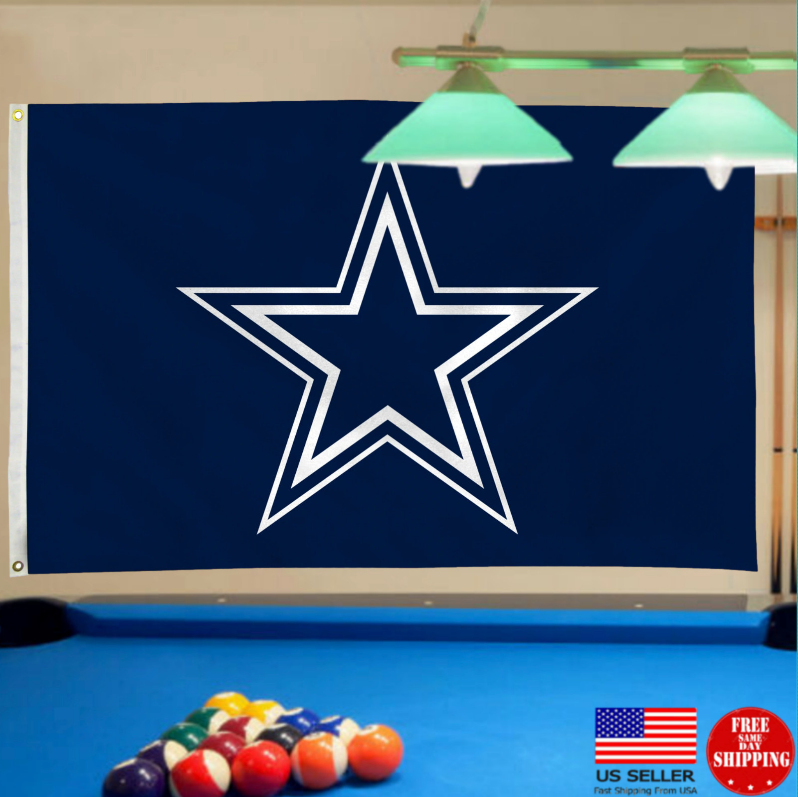 Cowboys 3×5 FLAG Man Cave Fans Only Dallas Banner New Star USA