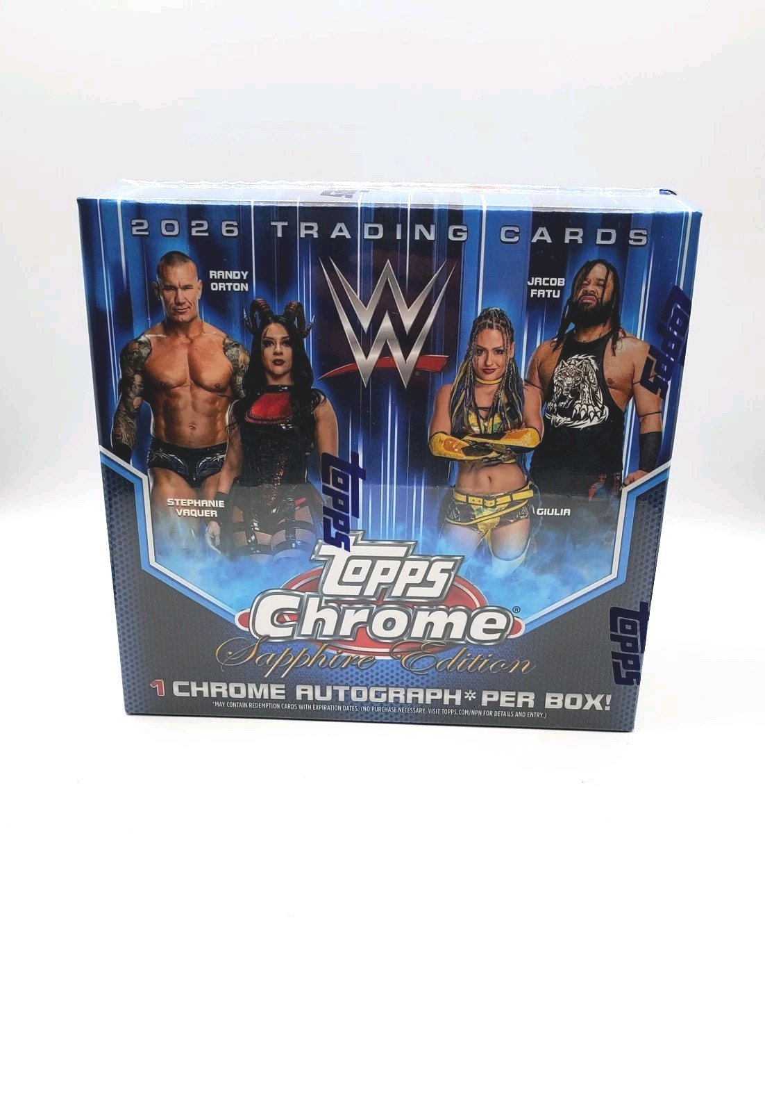 2026 Topps Chrome – WWE SAPPHIRE Edition – Hobby Box