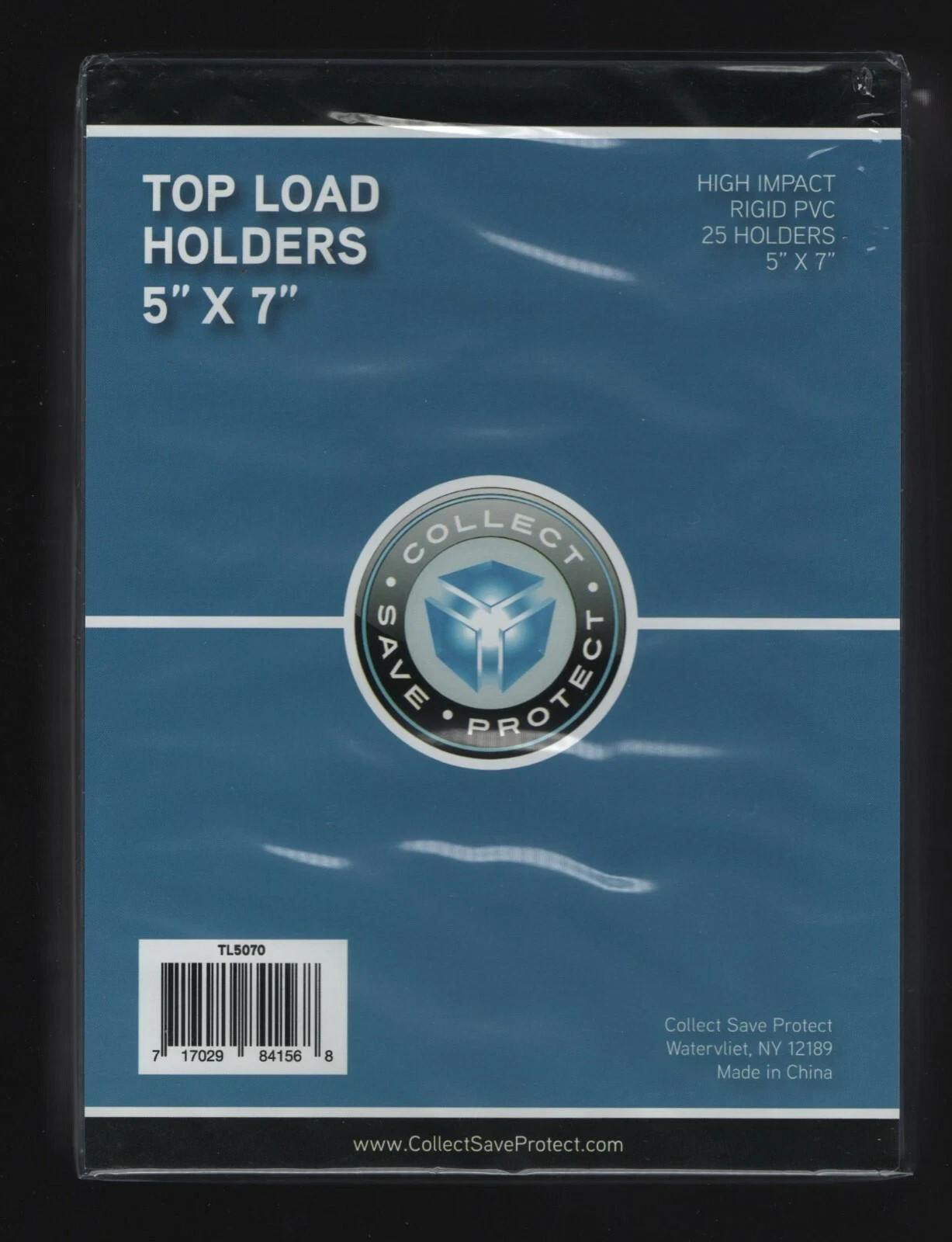 25 (1 Pack) CSP 5×7 Toploaders 5″ x 7″ Top loader Rigid Card Holders Photo