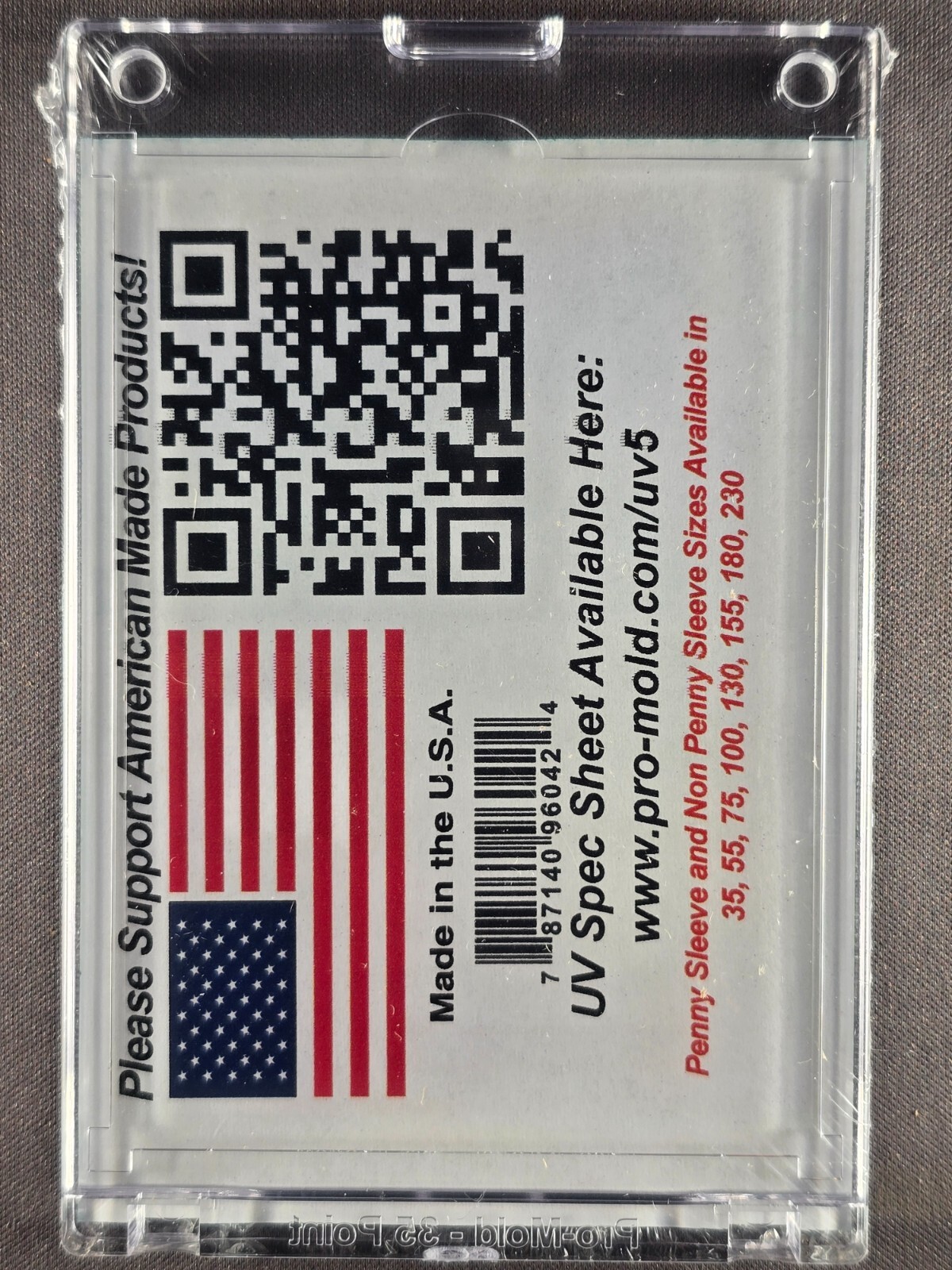 YOU PICK! PRO MOLD 4th Gen E-Z Snap Trading Card Holders MADE IN USA 35pt