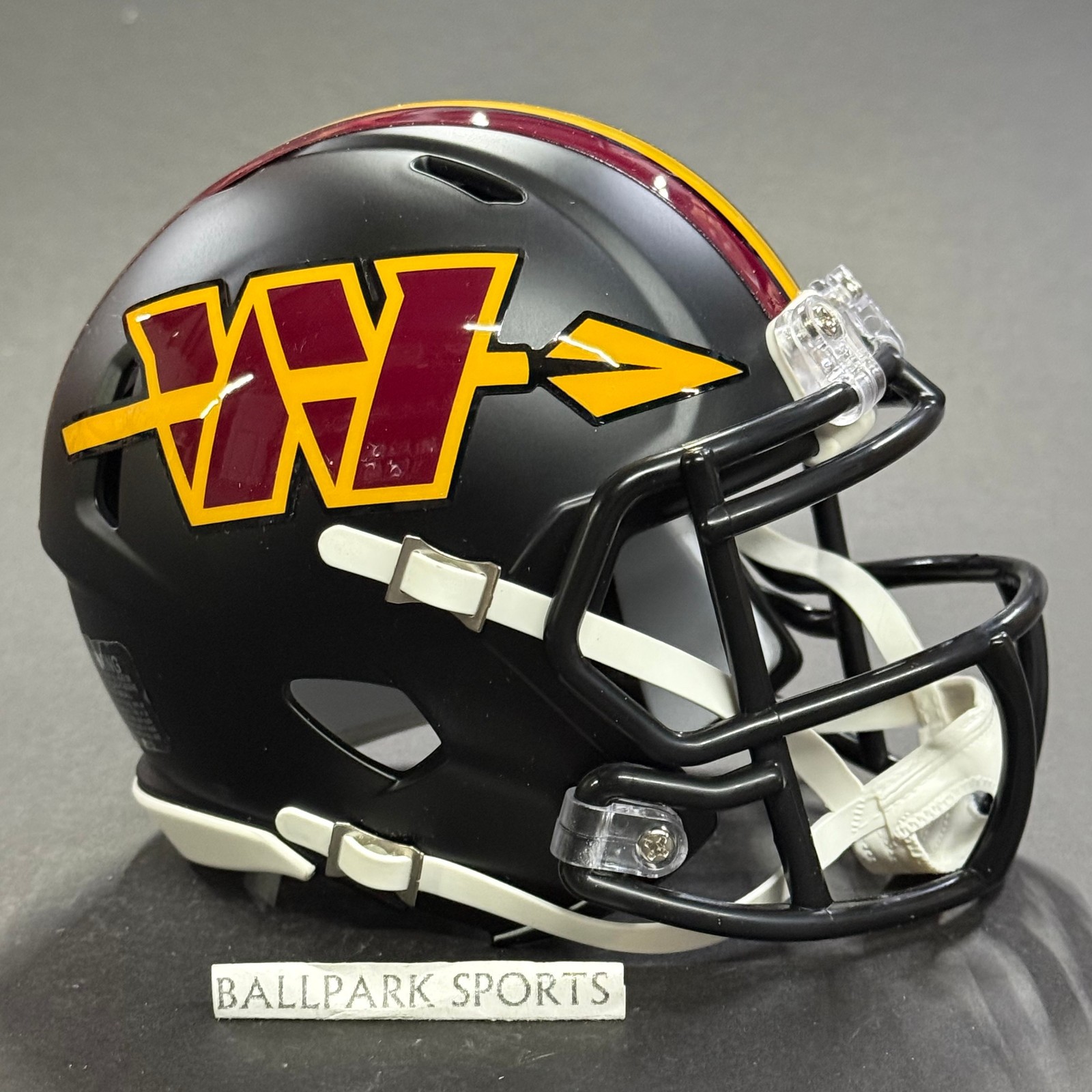 Washington Commanders 2026 Black Alternate Riddell Speed NFL Mini Helmet NEW!