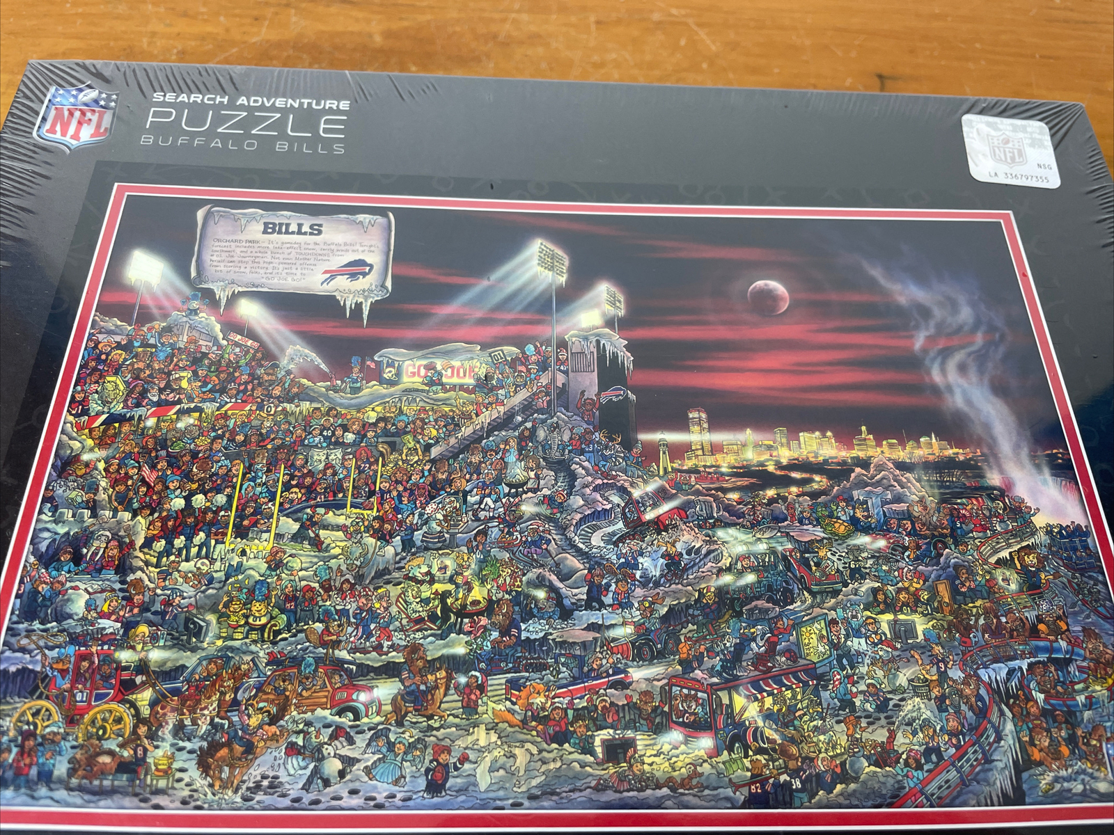 BUFFALO BILLS NFL Search Adventure Puzzle 500 pcs Joe Journeyman-Ages 6+ NEW