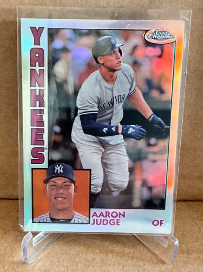 2019 Topps Chrome – 1984 Topps Aaron Judge #84TC-1 Refractor