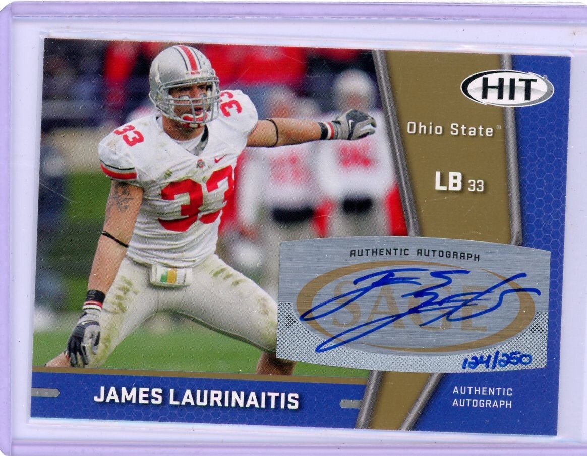 James Laurinaitis 2009 Sage HIt Auto 124/250 A33