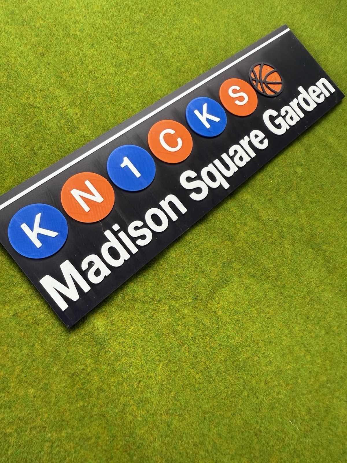 Madison Square Garden Station Sign New York Knicks Basketball Fan Gift