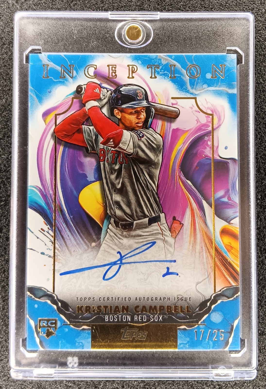 2025 Topps Inception Kristian Campbell RC On Card Auto /25 Blue SP Red Sox 🔥🔥
