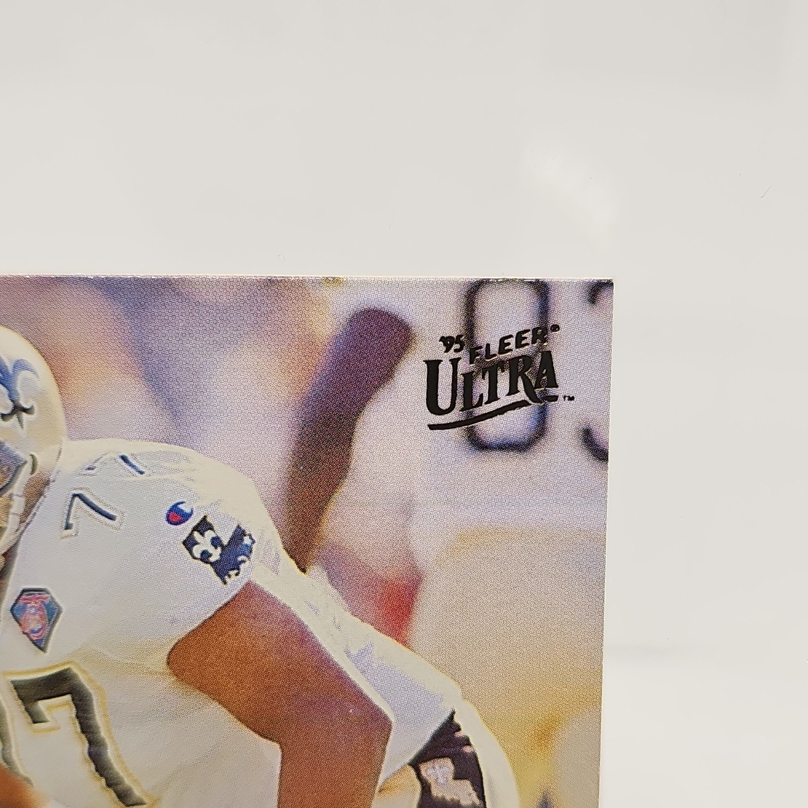 Fleer 1995 Ultra #216 Willie Roaf New Orleans Saints Autographed Card