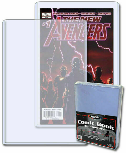 BCW Current Comic Book Toploaders 7x 10 3/4 (10 per pack)