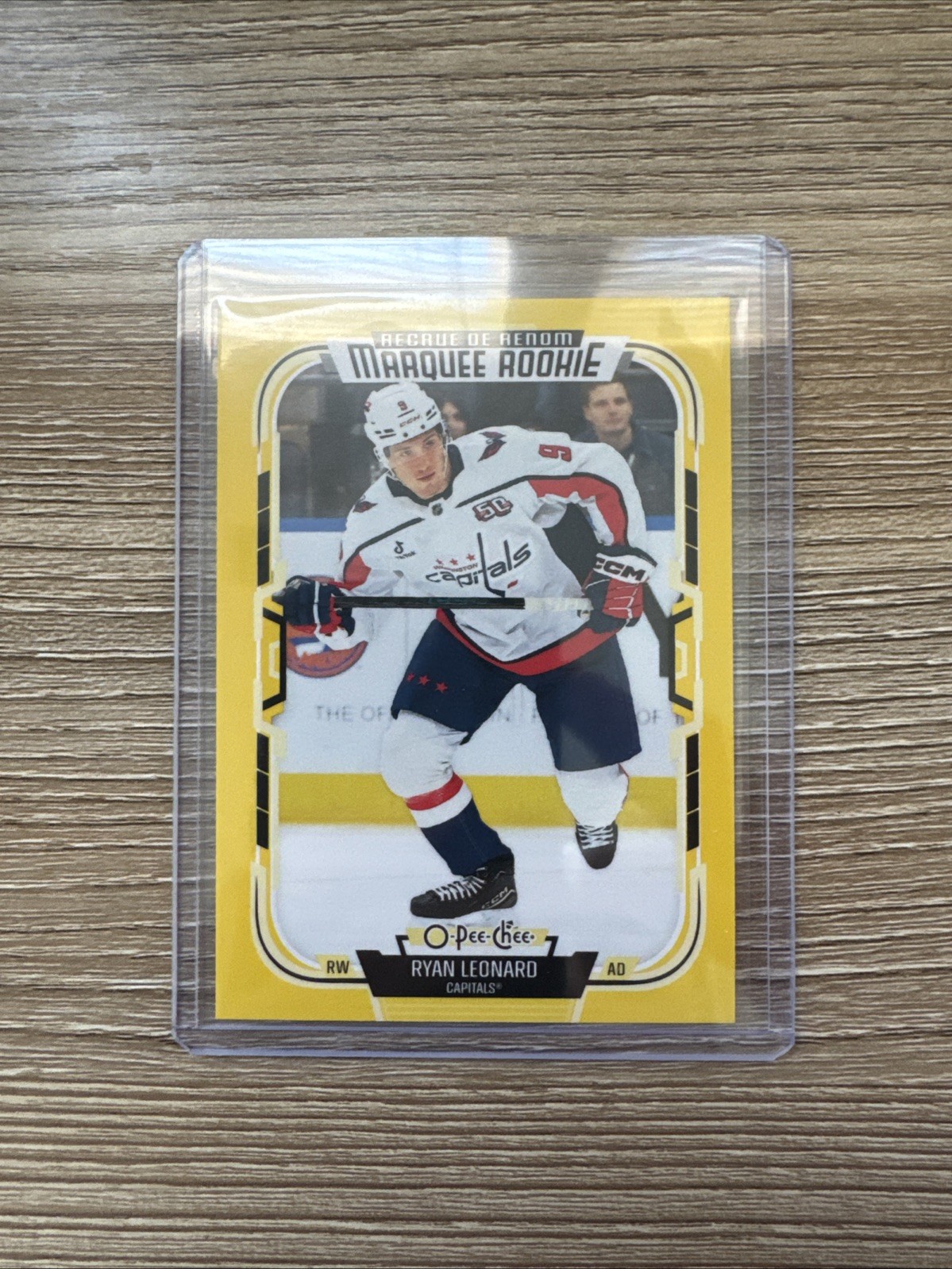 2025-26 O-Pee-Chee – Marquee Rookies Ryan Leonard #547 Yellow Border (RC)