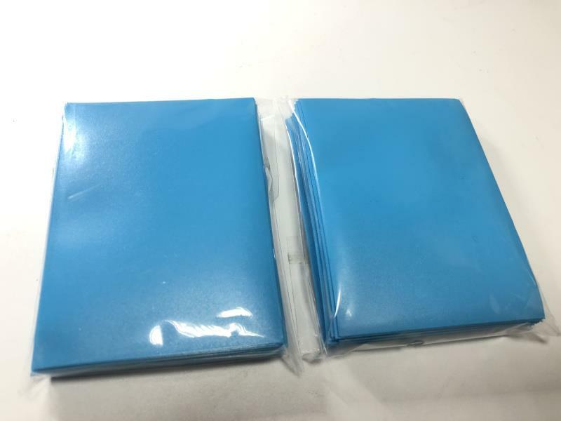 Lenayuyu 300pcs Lightblue Protector Standard MTG Card Sleeves 66x91mm Matte