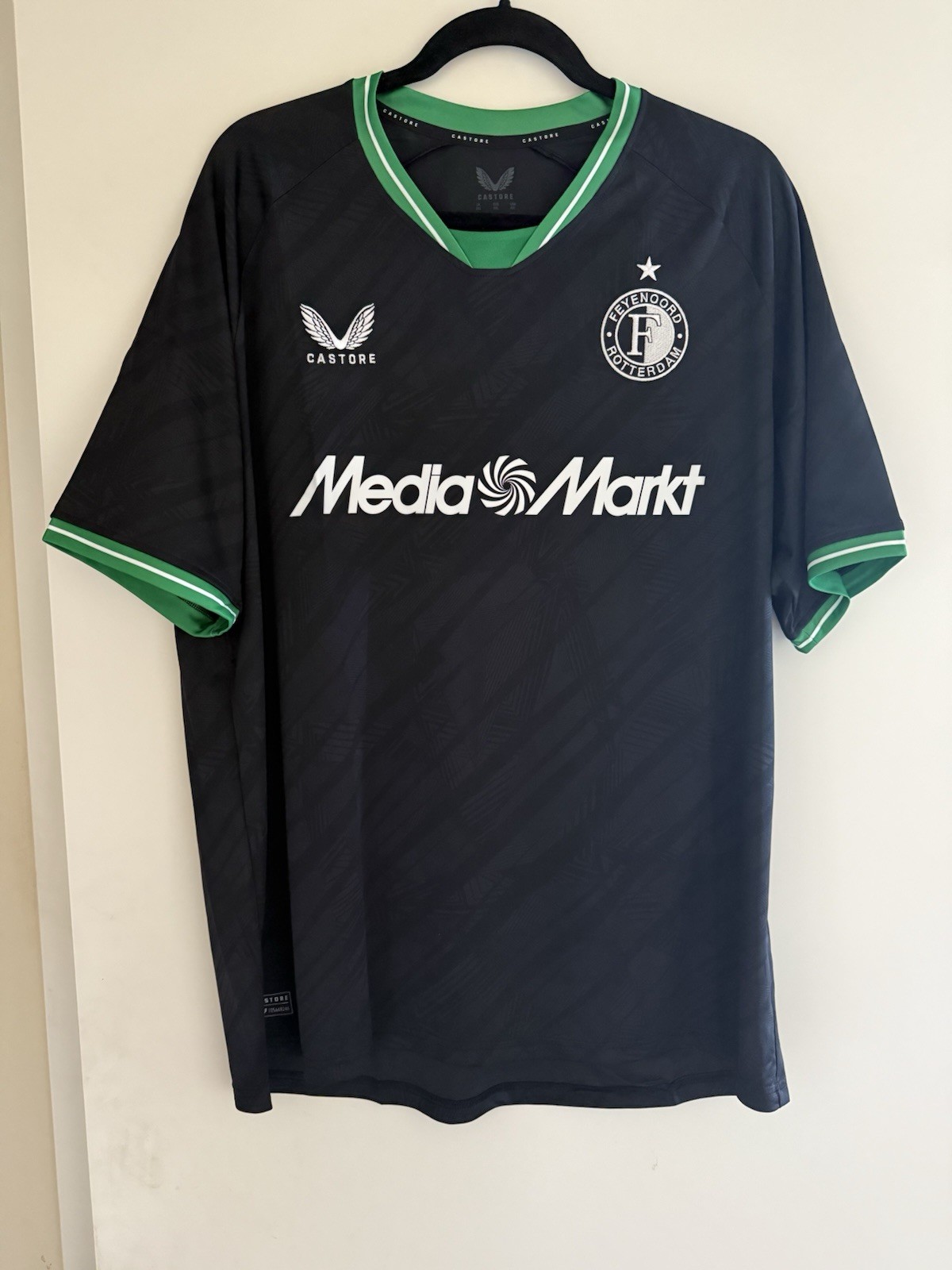 Feyenoord Rotterdam 24/25 Castore Away Soccer Jersey Shirt EU 2XL NWT 24’ Pt2Pit