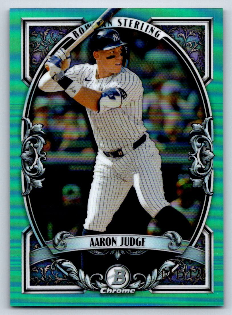 2026 Bowman #BST-4 Aaron Judge Bowman Sterling Aqua Refractor #/125