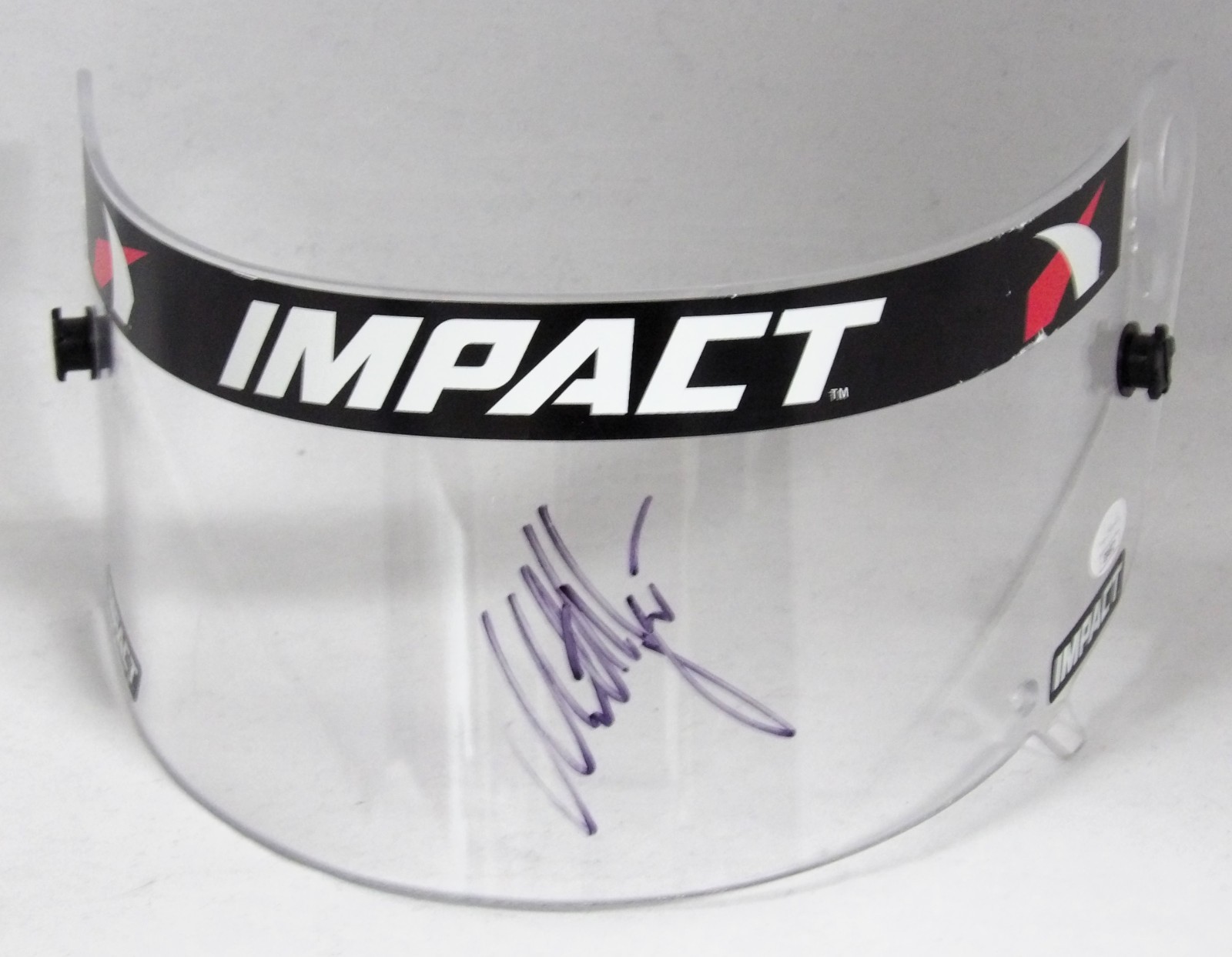 Matt Hagan NHRA Driver Signed Racing Helmet Visor Shield JSA Authenticated