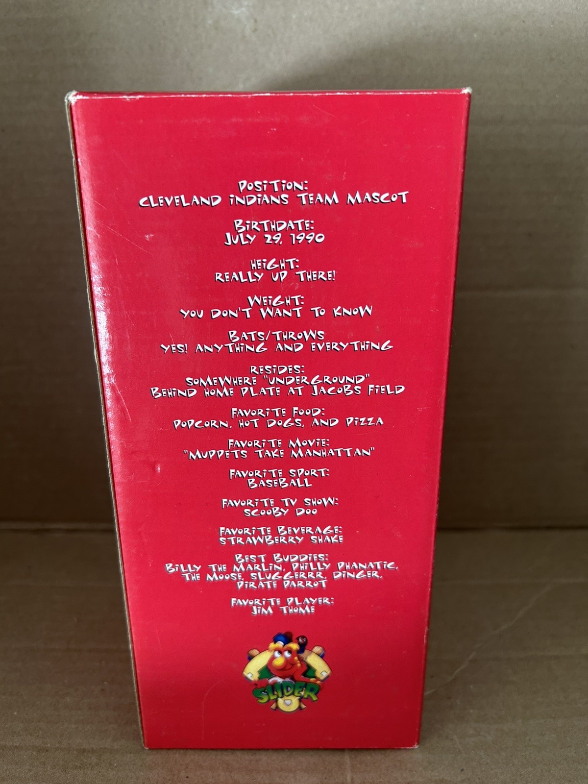 Cleveland Indians Mascot Slider 2002 MLB Alltel Bobble Belly Collectors Edition
