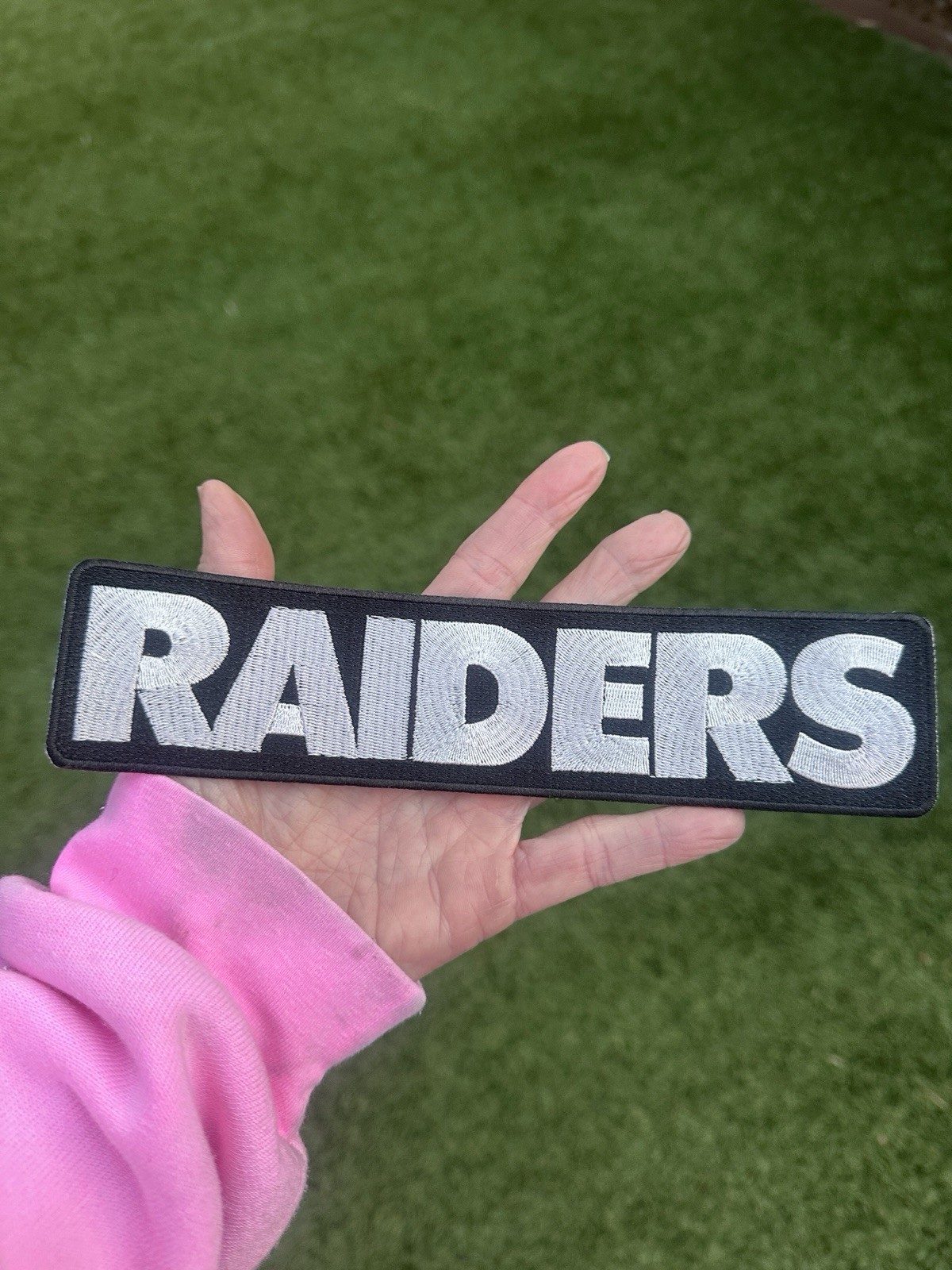 Las Vegas Raiders 8.5” X 2” Patch Iron On /sew On