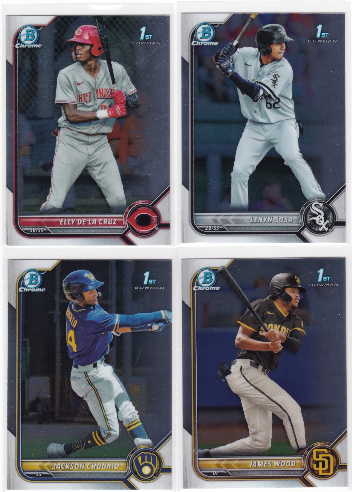 2022 Bowman Chrome Prospects #BCP1-BCP150 | Top 100 | HiFi – Pick Your Card