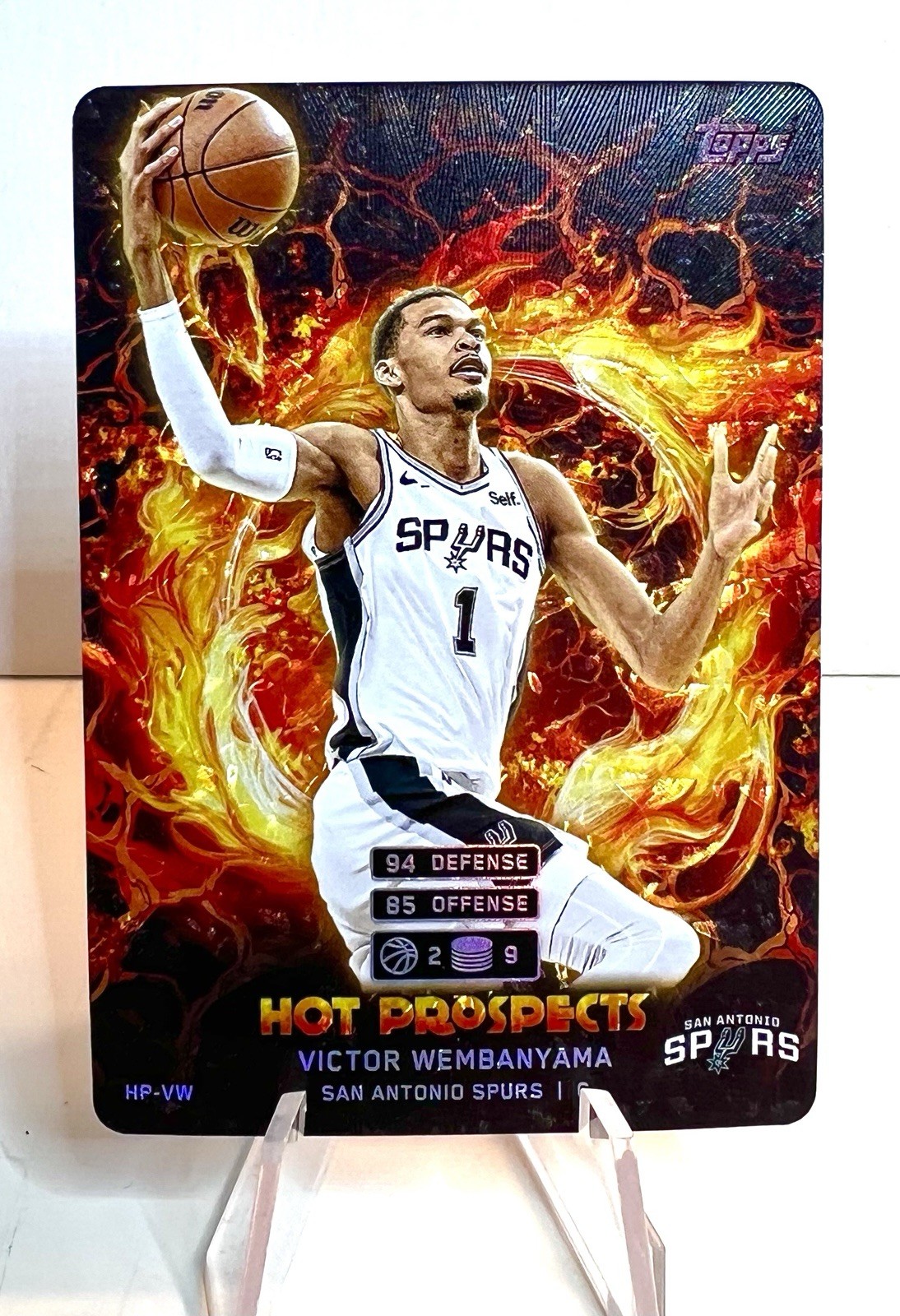2025-26 Topps Match Attax Victor Wembanyama Hot Prospects #HP-VW Spurs
