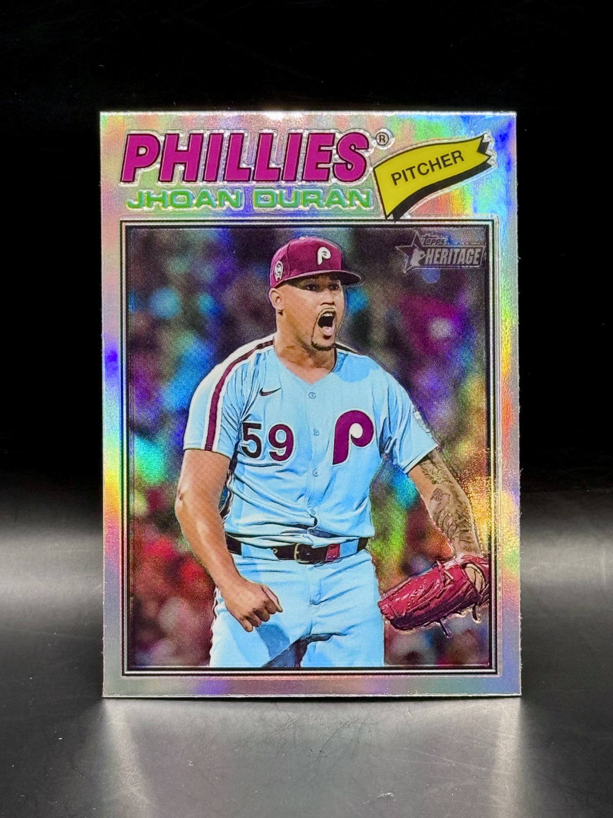 2026 Topps Heritage – Jhoan Duran #14 Chrome Refractor