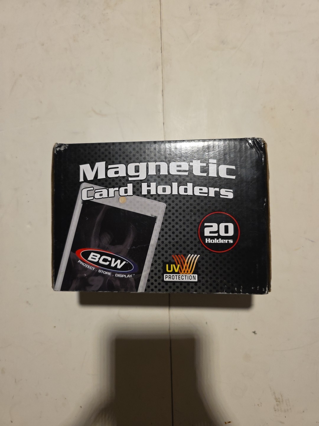 BCW 35 PT Magnetic Card Holder 20 Pack 2-Piece Design with Gold Magnet New