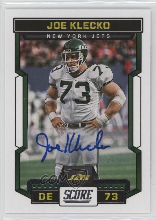 2023 Score Signatures Joe Klecko #295 Auto 1o1l