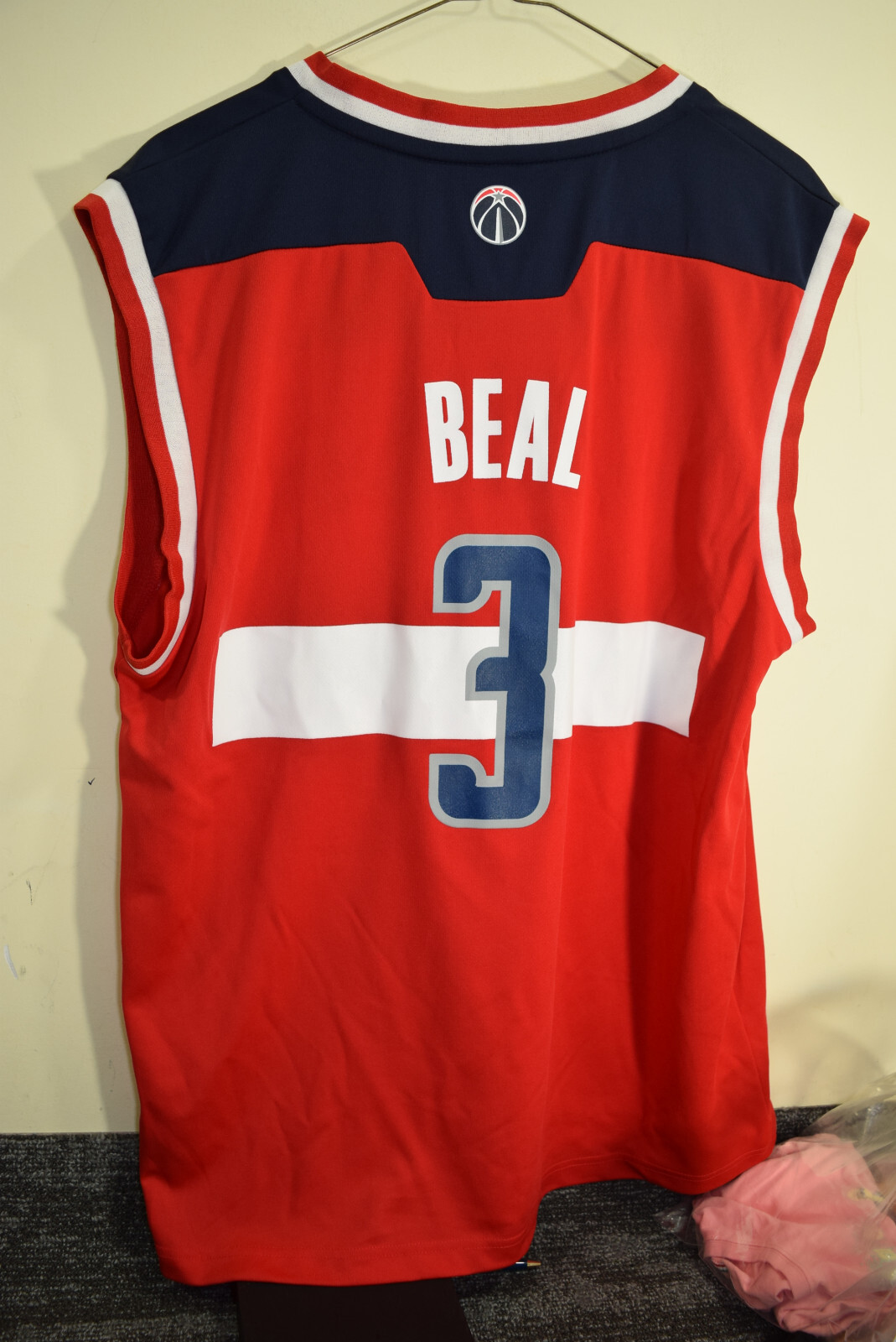 2012 Adidas NBA Washington Wizards Jersey 3 Bradley Beal MENS L Red White Blue