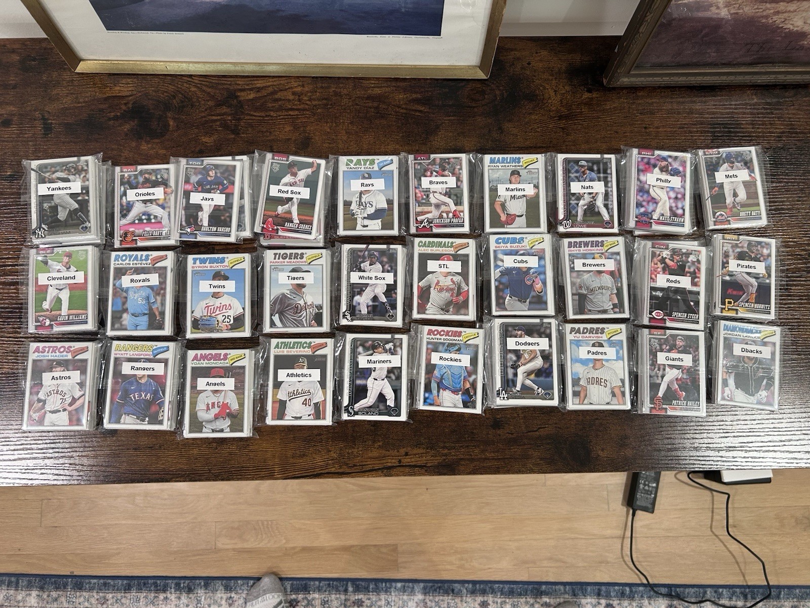 1000+ Base Baseball Cards ALL TEAMS 2025-2026 Topps – Great for Collectors