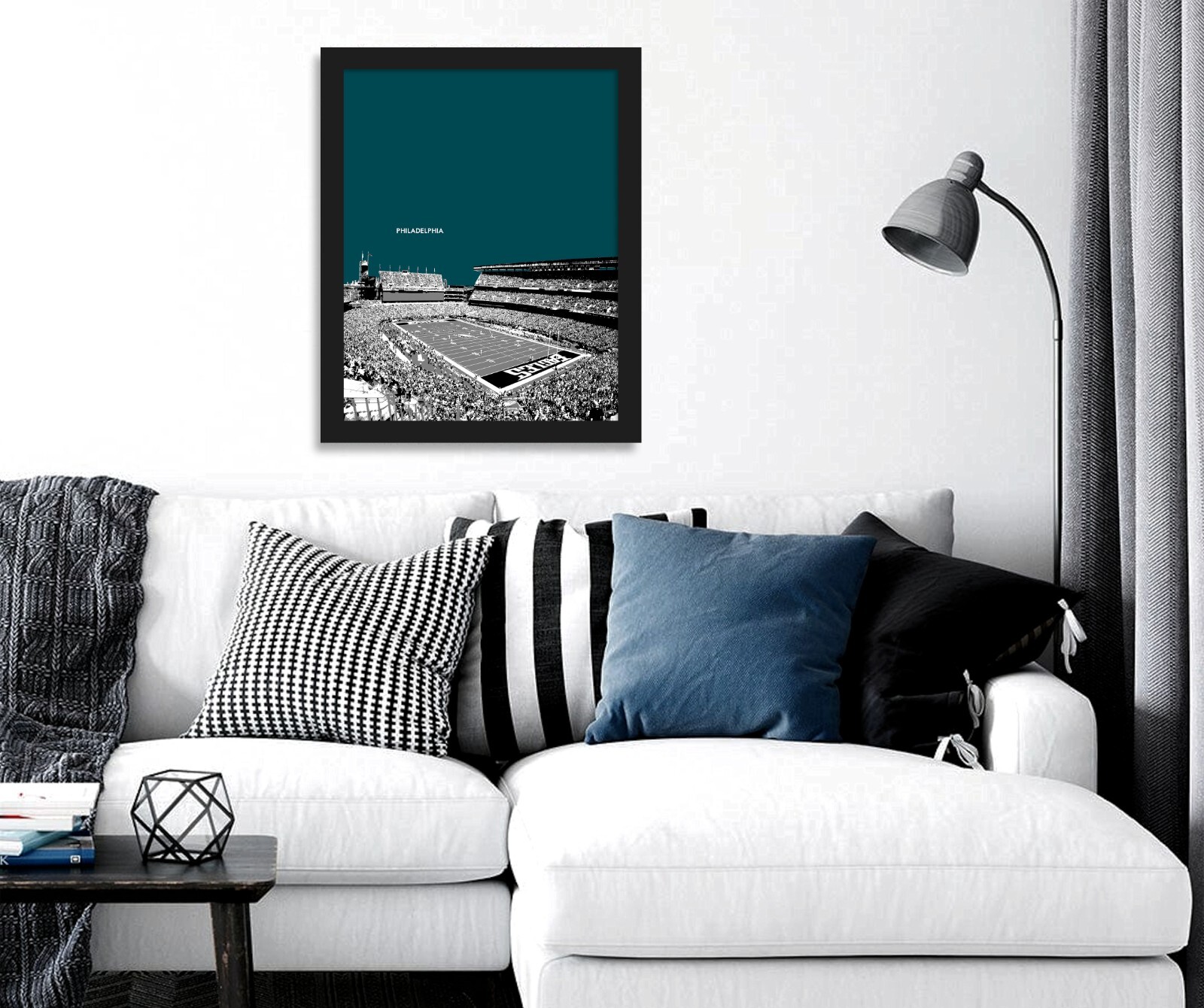 LINCOLN FINANCIAL FIELD Framed STADIUM Skyline Photo Picture 8×10 or 11×14 (V2)