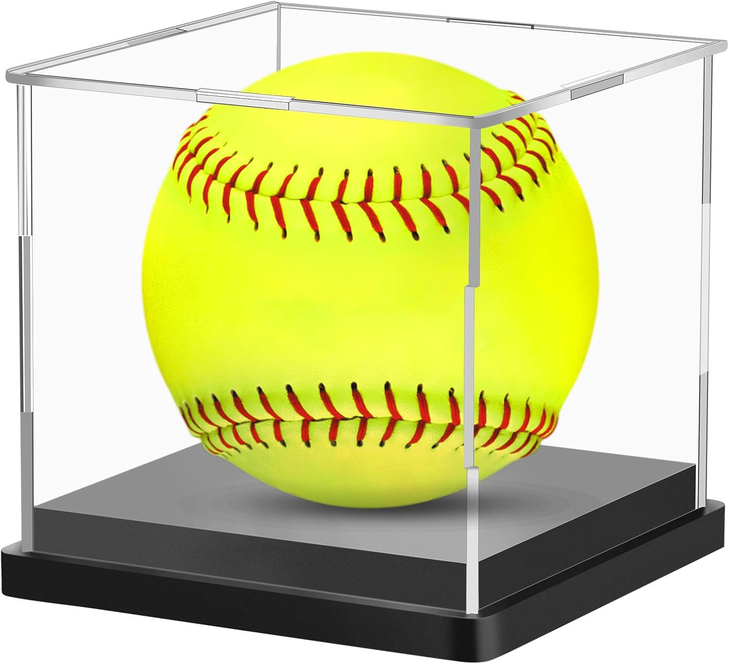 1PCS Softball Display Case Acrylic Clear Display Box Baseball Tennis Golf Protec