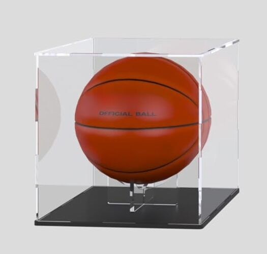 Basketball Stand-Pack Acrylic Ball Stand for Display, Clear 3.54×1.3 inch 3