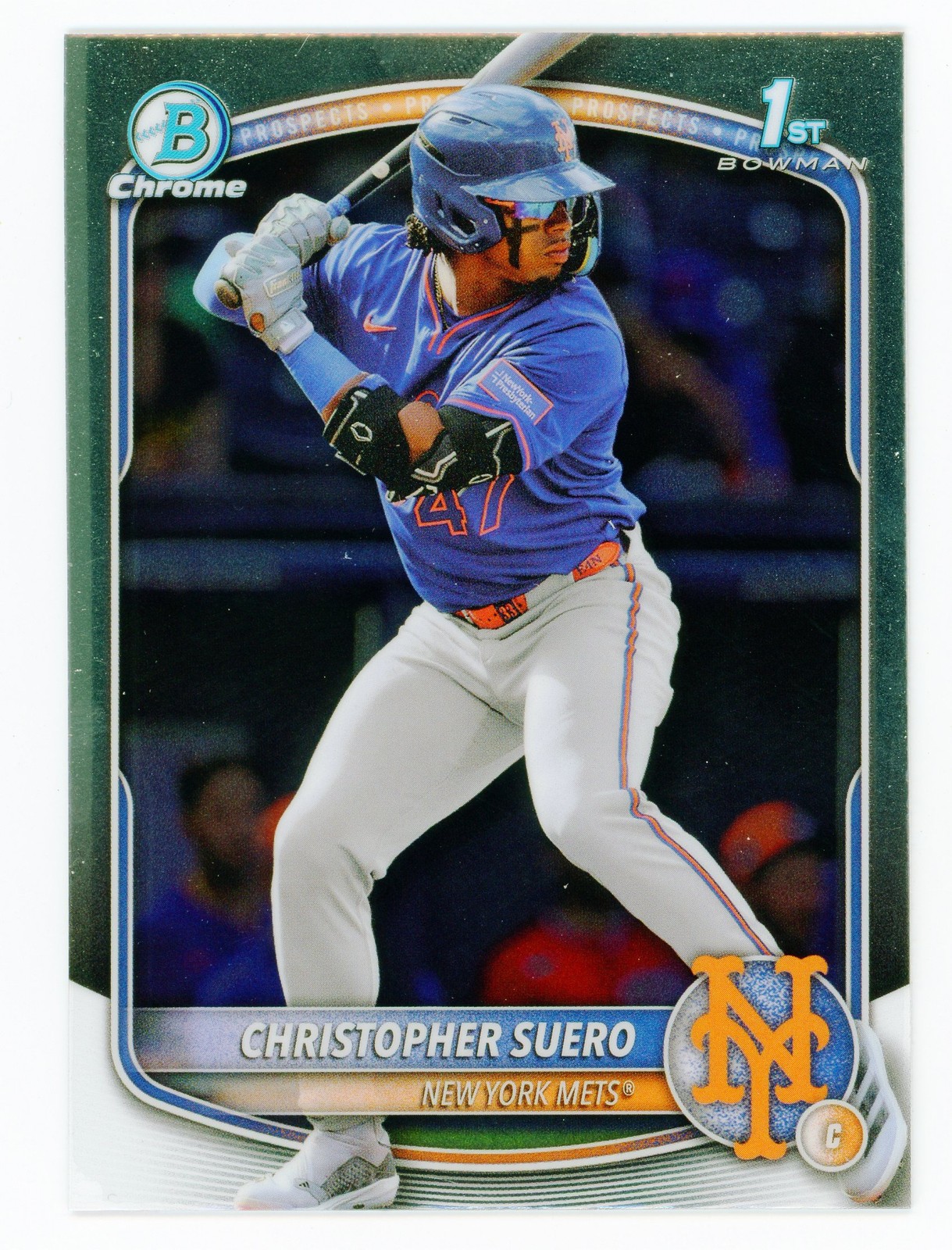 2025 Bowman Chrome Prospects Christopher Suero RC Rookie Card BCP-191 RC Mets