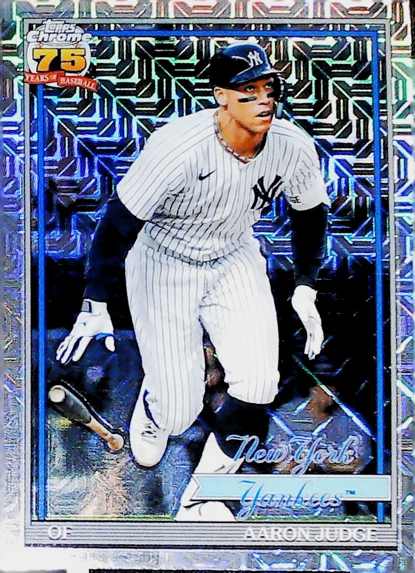 2026 TOPPS SERIES 1 SILVER PACK 1991 CHROME MOJO 91C-82 AARON JUDGE YANKEES