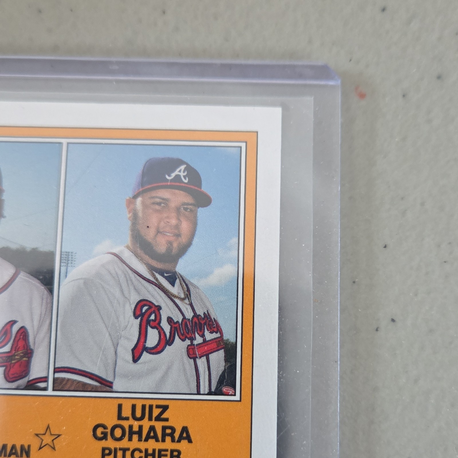 2018 Topps Archives Braves Future Stars 1981 Design FS-BRA Acuña Albies