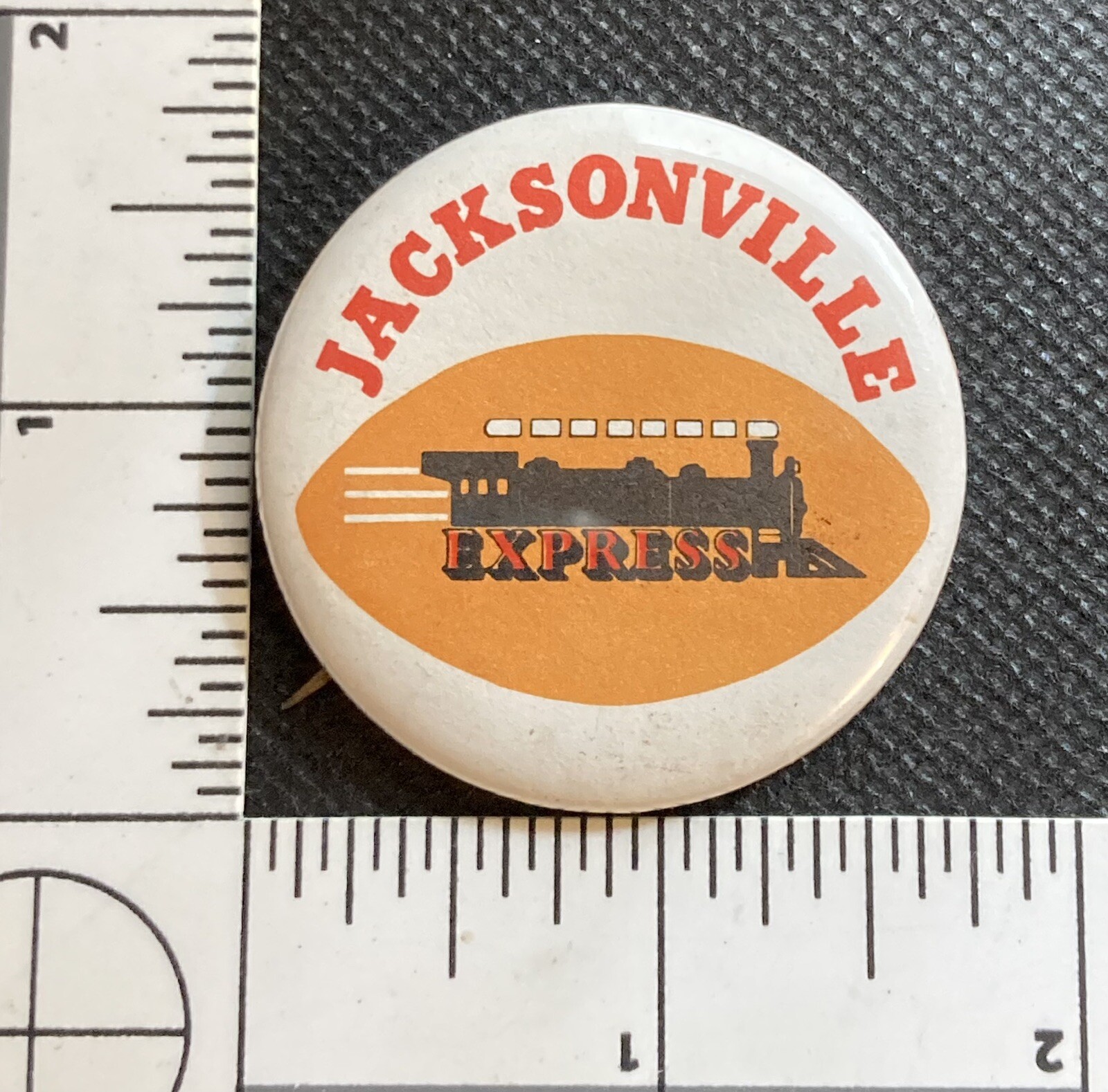 WFL Jacksonville Express 1975 Pin Back
