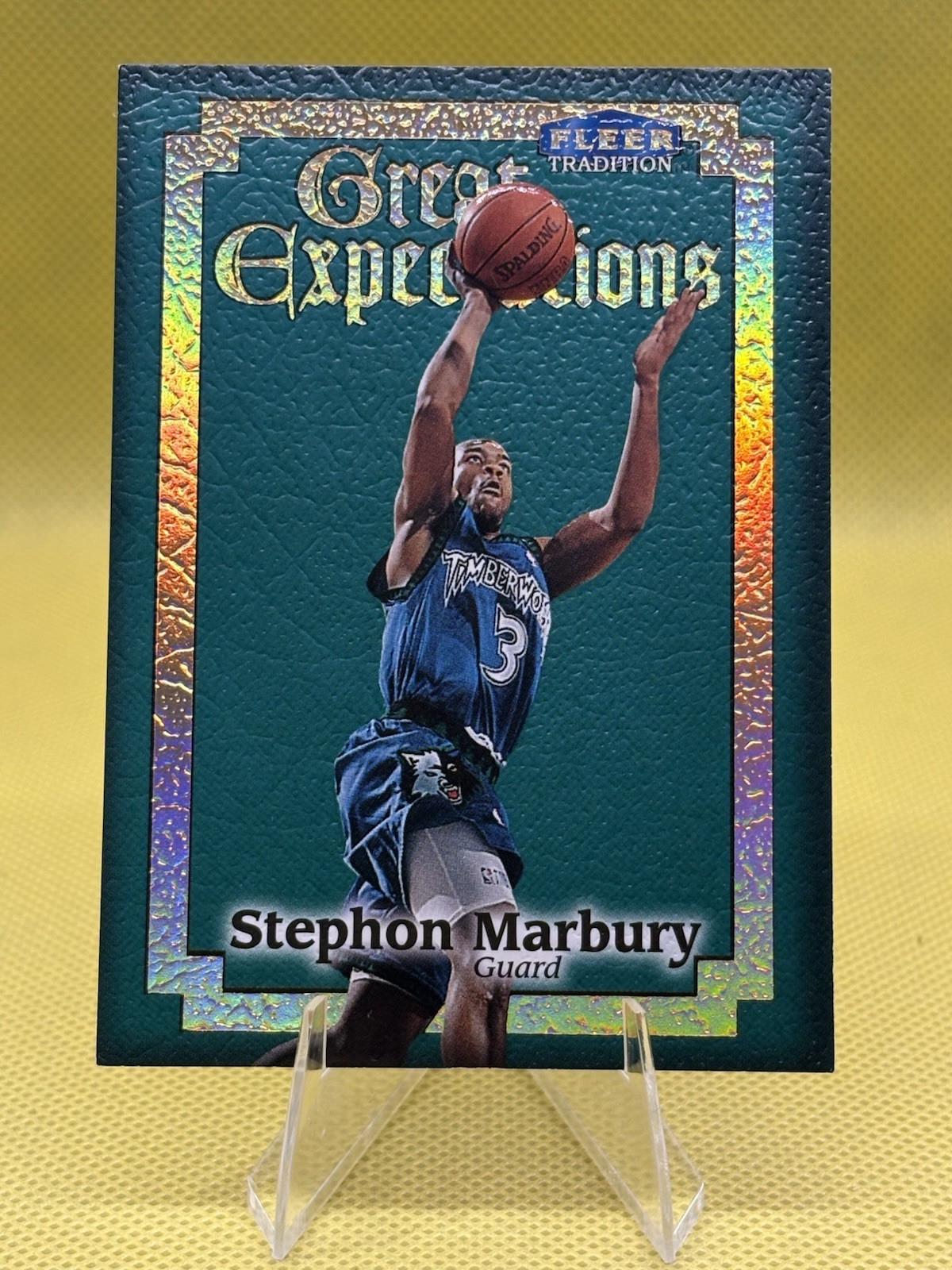1998-99 Fleer Tradition Stephon Marbury Great Expectations #8 GE Timberwolves