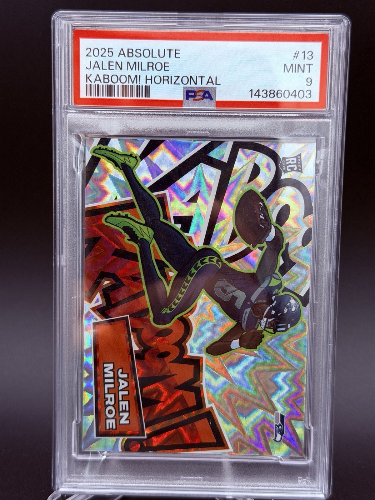 2025 Panini Absolute – Kaboom! Horizontal Jalen Milroe #13 (RC)