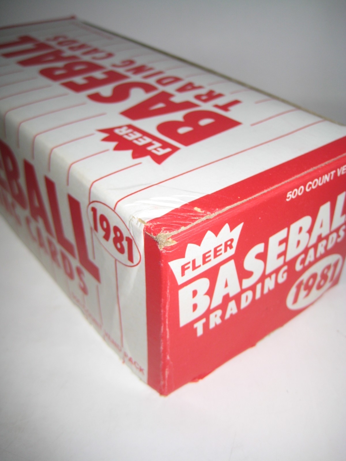1981 FLEER BASEBALL VENDING BOXES 1-4, 500 COUNT EACH- RARE FREE SHIPPING!