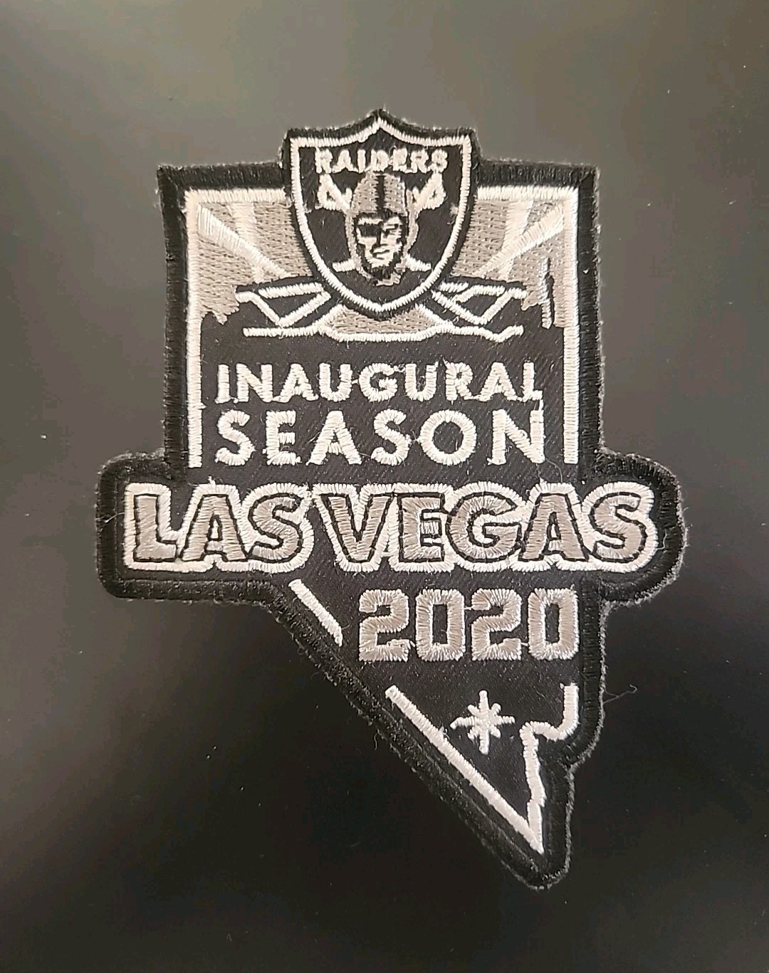2020 LAS VEGAS RAIDERS 2020 INAUGURAL SEASON PATCH IRON STITCHED SEWN ON OAKLAND
