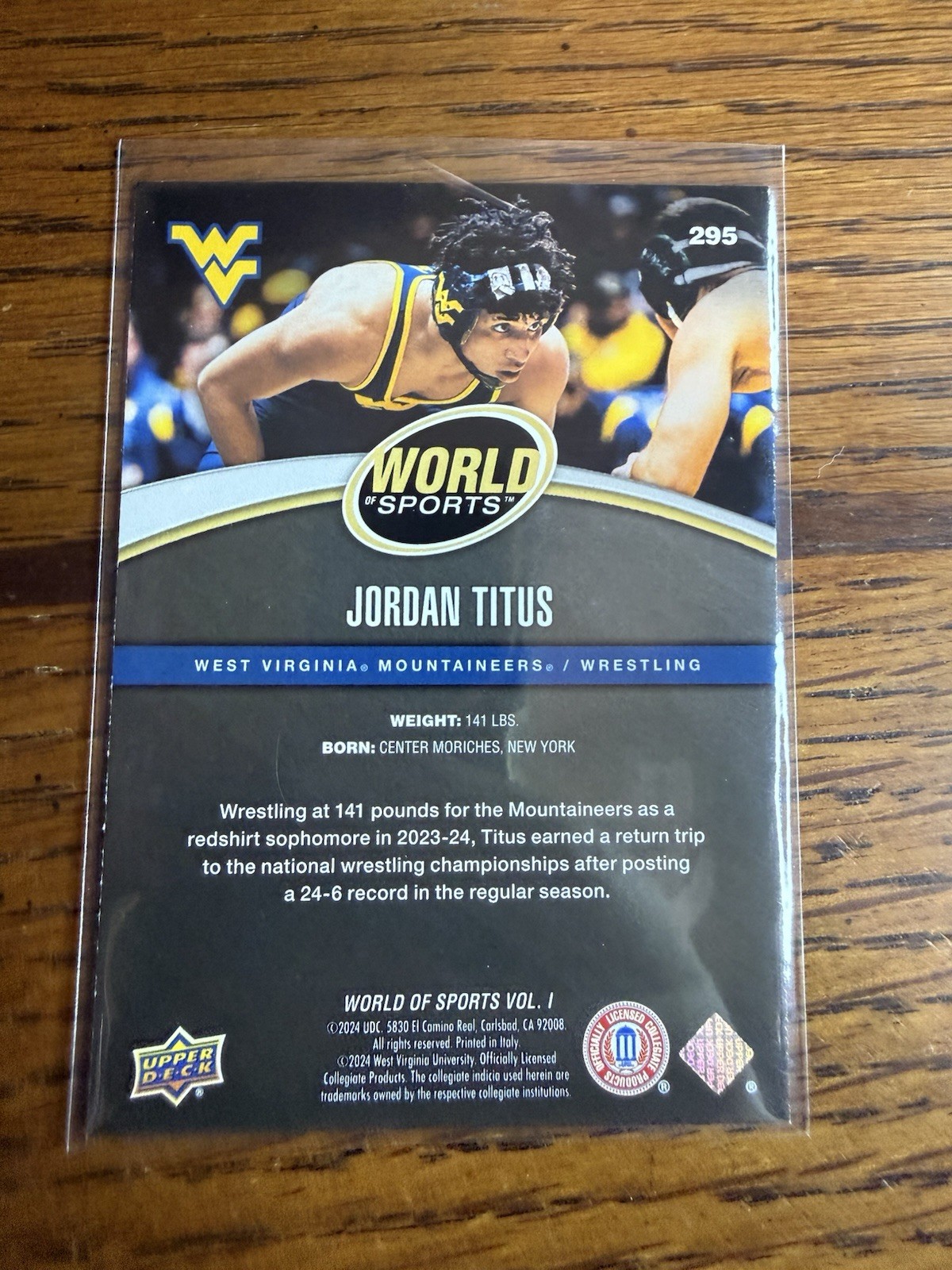 2025 Upper Deck 2025 Upper Deck World of Sports Volume 1 #295 Jordan Titus