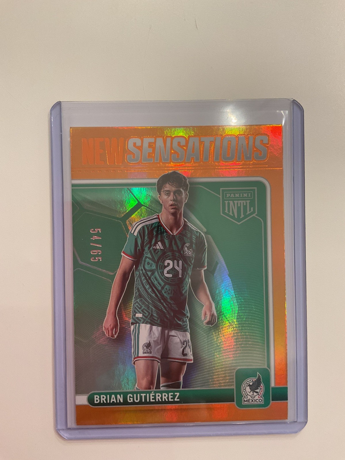 2026 Panini Mexico International Brian Gutiérrez New Sensation /65