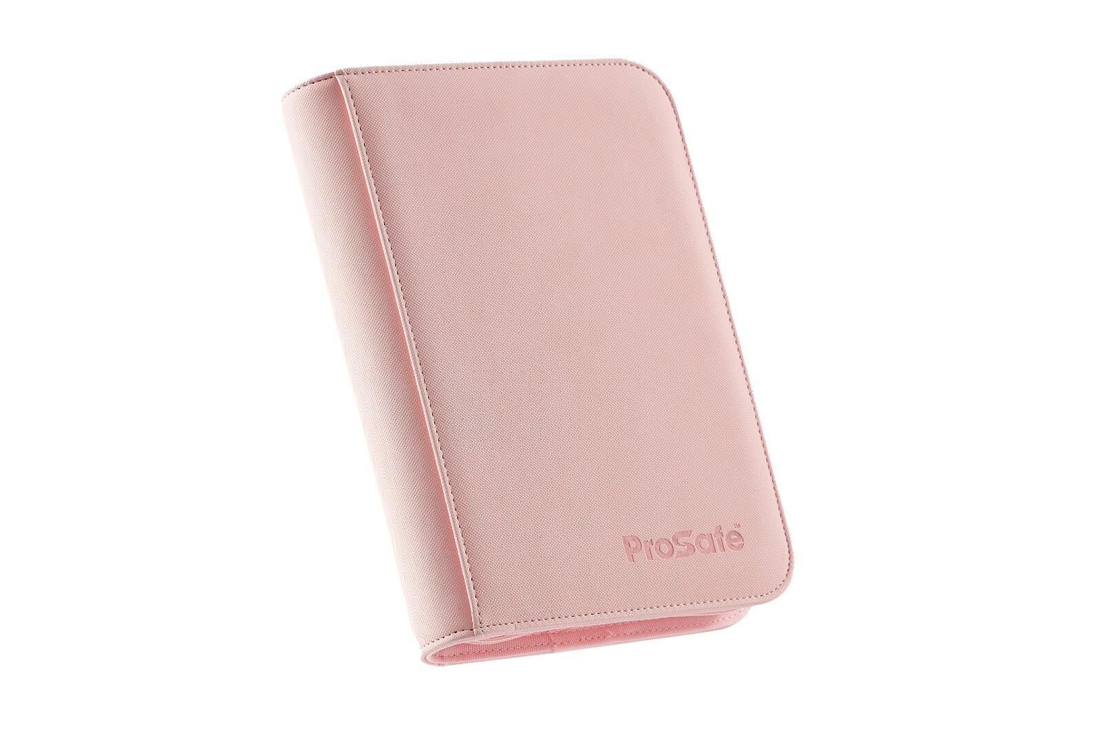 Pro Safe 4-Pocket Zippered PRO-Binder Album pink – Free Ship