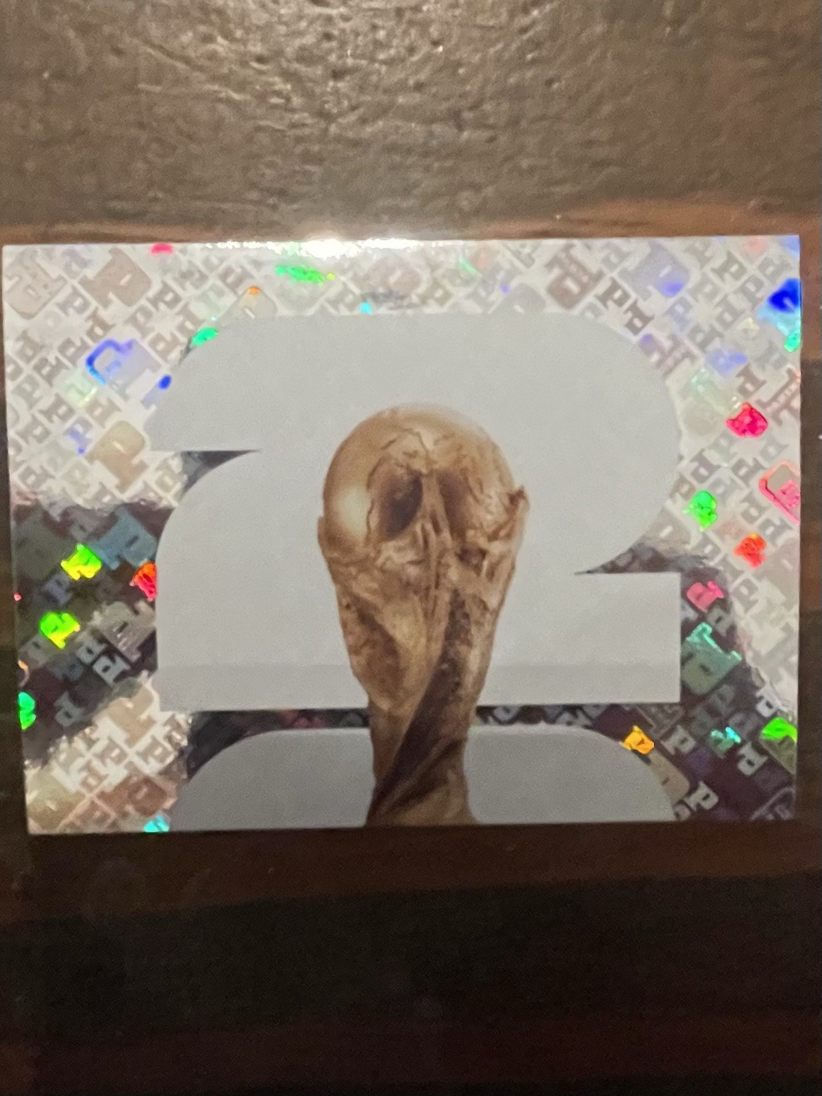 Panini FIFA World Cup 2026 Trophy FWC 1 Hologram Soccer Original Sticker