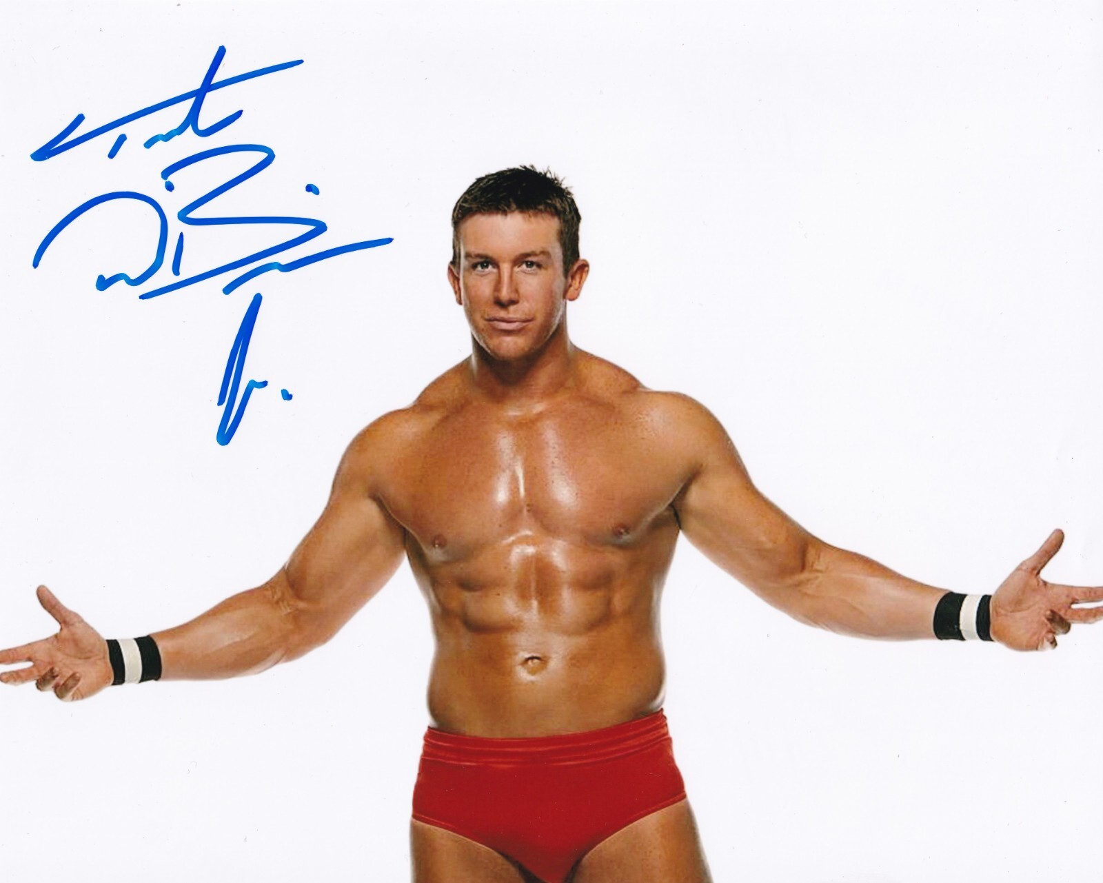 Ted DiBiase Jr. Signed 8×10 Photo FCW WWE Pro Wrestling Noah Picture Autograph 1