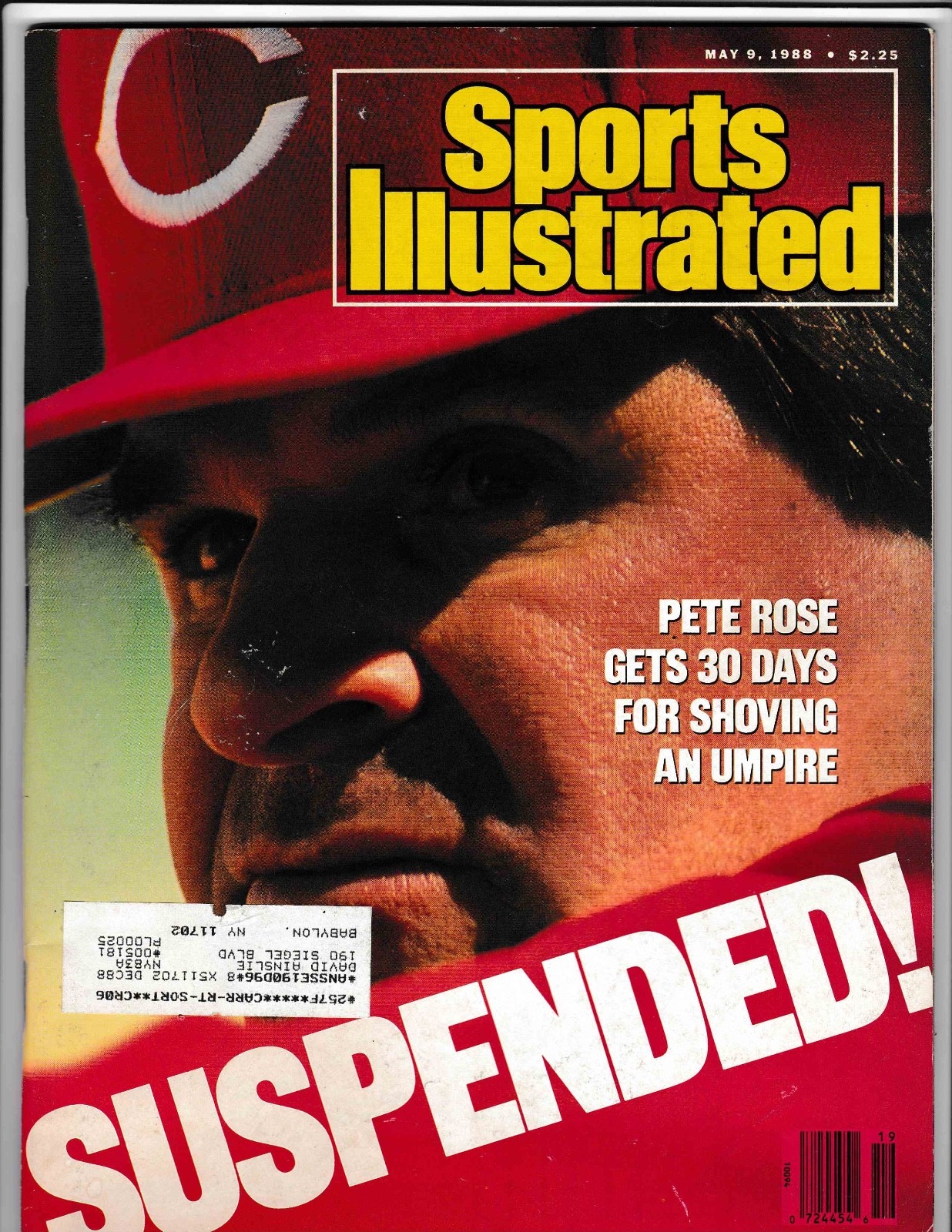 Sports Illustrated Magazine May 9,1988 Issue Pete Rose Suspended 30 Days