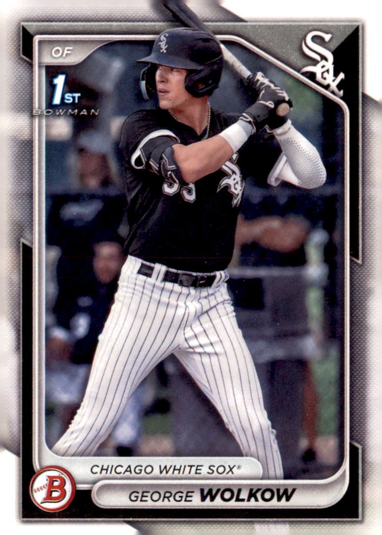 2024 Bowman George Wolkow 1st Bowman Chicago White Sox #BP-144 5 Card Lot