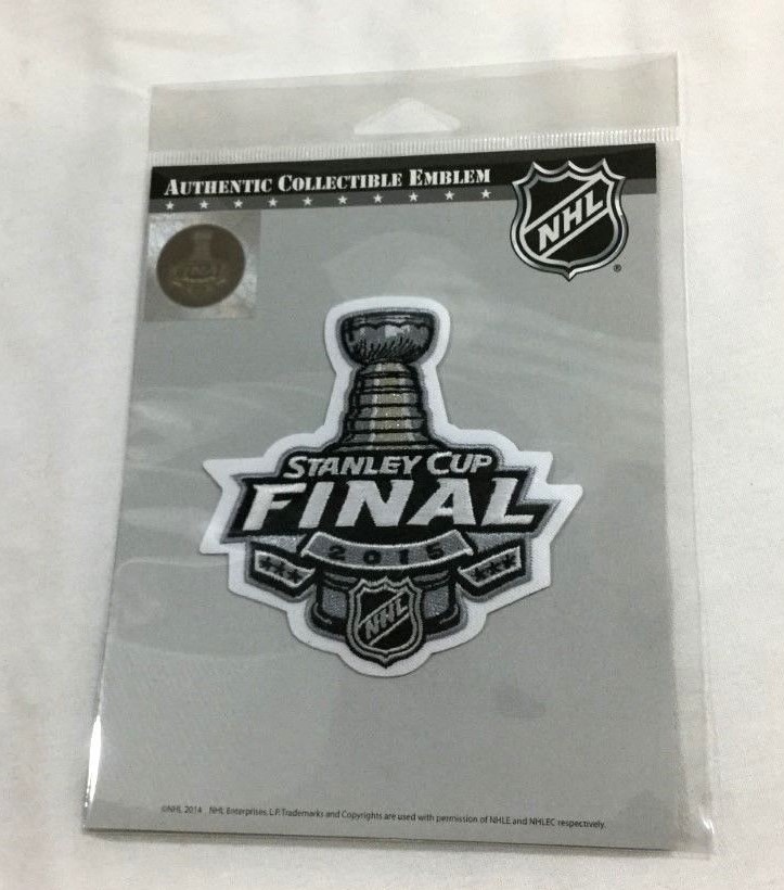 NHL 2015 Stanley Cup Final Finals Patch Chicago Blackhawks Tampa Bay Lightning